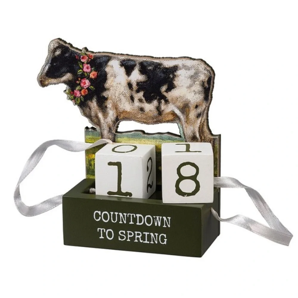 Cow Countdown Calendar To Spring Primitives By Kathy
